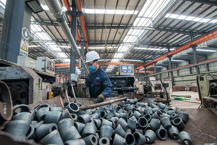 朝阳区网架配件-锥头加工车间